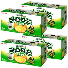 롯데웰푸드 카스타드 오리지널, 138g, 4개