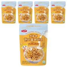 베베스트 처음에 현미 플레이크, 혼합맛(오트/바나나), 50g, 5개