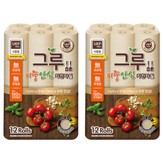 GREU 雙重安心天然紙漿廚房紙巾, 120張, 24個