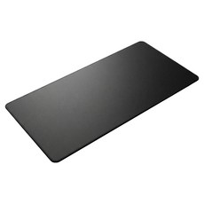 우현더넥스트 장패드 마우스 데스크 매트 투톤 컬러 70 x 30 cm, 블랙, 1개