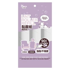 Ho覓好物 黏塵紙補充包 90圈 強力黏毛絮, 3捲