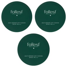 그린핑거 포레스트 멀티디펜스 선쿠션 SPF50+ PA++++, 13g, 3개
