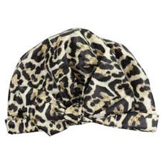 歐美時尚造型防水帽 25x20cm, 經典豹紋, 1個