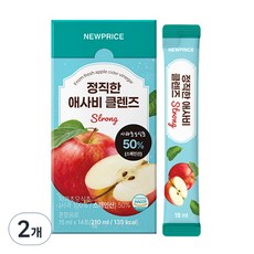 뉴프라이스 정직한 애사비 클렌즈 STRONG 14p, 2개, 210ml