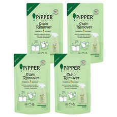 PiPPER STANDARD 沛柏 鳳梨酵素去漬劑補充包 (檸檬草) 天然 可生物分解, 325ml, 4包
