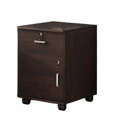 桌下收納櫃 帶鎖設計 萬向滑輪, DBG-01-WA, 37 x 37 x 56.5cm