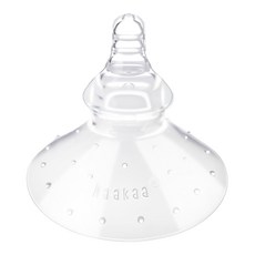 haakaa 親餵輔助奶嘴 , 圓型, 0歲以上, 1個