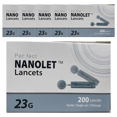 나노렛 란셋 페일블루 23g, 6개