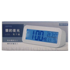 Kinyo 簡約夜光LCD電子鐘, TD-535