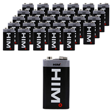 HIM 9V 錳乾電池, 10入, 4個