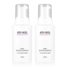 ATO OGEL 嬰兒用洗髮沐浴精, 300ml, 2瓶