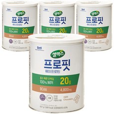 셀렉스 프로핏 웨이프로틴 단백질쉐이크, 627g, 4개