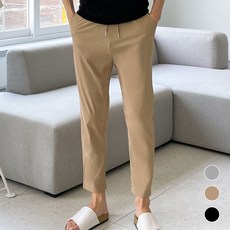 AnotherD 男性用涼感抗皺九分鬆緊帶褲