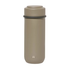 WOKY 沃廚 台灣公司貨 輕量隨行陶瓷保溫瓶 含濾網, 墨綠色, 260ml, 1個