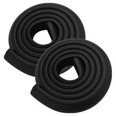 WONDER PAPA 柔軟加厚防撞條 高級款, 黑色, 2個