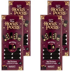 MAD BEAUTY 溫感變色指甲貼 Set 20片 迪士尼女巫也瘋狂系列 美妝指甲, 4盒