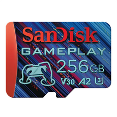 SanDisk 晟碟 GamePlay microSD card for Mobile Gaming 記憶卡 V30 U3, 256GB, 1個