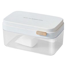 Reddot 紅點生活 可疊加附蓋快取翻轉製冰盒 附冰鏟, 純淨白, 1個