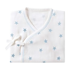 Simba 小獅王辛巴 極柔感印花紗布反袖肚衣加長款 長袖