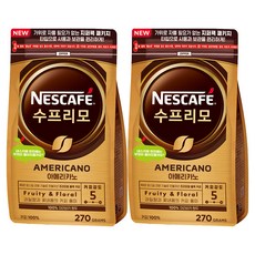 네스카페 수프리모 아메리카노 파우치, 270g, 1개입, 2개