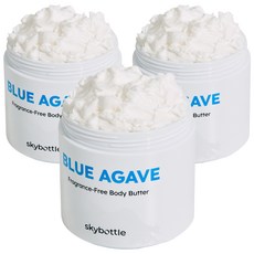 skybottle 藍龍舌蘭無香身體乳霜, 290ml, 3罐