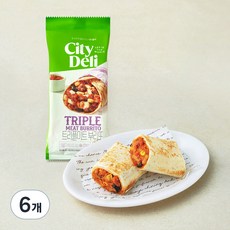 삼립 트리플 미트 부리또, 120g, 6개
