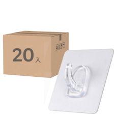 MONACO OLIVE 超黏無痕掛勾 10入組, 透明, 2組