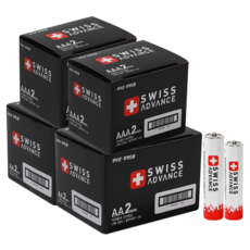 Swiss Advance AA電池 20入 + AAA電池 20入組合, 2套