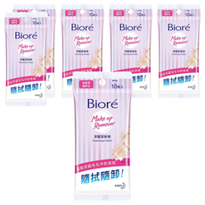 Biore 蜜妮 台灣公司貨 深層卸粧棉 攜帶包, 10入, 6包