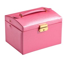 簡約攜帶型飾品珠寶盒 款式4 Y07, 1個