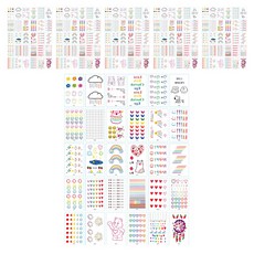 cinnamon girl 兒童用彩色紋身貼紙 30款套組, O Happy, 6套