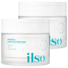 ilso 辣木緊緻毛孔棉片 含PHA和LHA成分 管理角質 光滑細緻 淨化毛孔 清爽潤澤 潔淨舒適, 2件, 60片