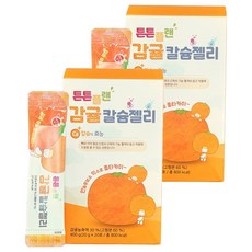 Aramfarm 孩童鈣果凍條 橘子口味 20包入, 400g, 2盒