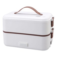 Dream Catcher 捕夢網 電熱便當盒 雙層, 白色, 1個