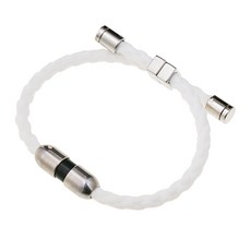 韓國 ANAPA 微電流矽膠錶帶健康手環 白色, 1個