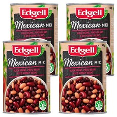 Edgell 愛德格 墨西哥綜合豆 (黑豆、斑豆、紅腰豆) 400g, 4罐