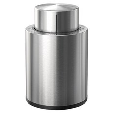 Solar Life 索樂生活 真空按壓式記憶保鮮紅酒塞, 1個, 不銹鋼色