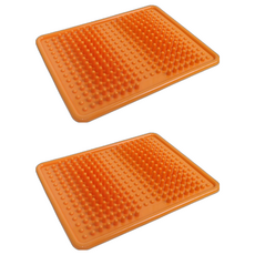 Bonitory 腳底按摩指壓墊, 橘色, 2個