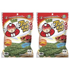 TAO KAE NOI 小老板 厚片海苔 辣香味, 32g, 2包