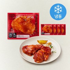 한끼통살 오븐 순살 닭다리 매콤양념치킨맛 (냉동), 100g, 5개