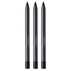 맥퀸뉴욕 워터프루프 펜슬 젤라이너 1.7g, 1호 스모키 로스팅 라떼, 3개