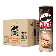 PRINGLES 品客 洋芋片 香辣蒜蓉蝦口味, 12罐, 110g