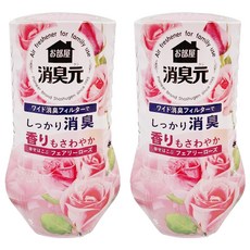 KOBAYASHI 小林製藥 消臭元 室內芳香劑, 童話玫瑰花香, 400ml, 2瓶