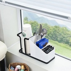 廚房專家咖啡茶包整理器, 1個, 黑色