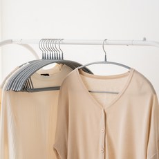 JMIL 可旋轉掛鉤防滑無痕衣架, 灰色, 30個