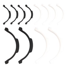 요씨마트 마스크귀보호대 2종 세트 대형, 블랙 + 화이트, 3세트