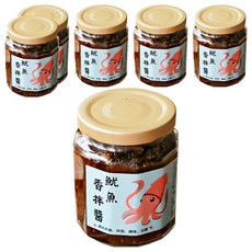 左邊口袋 魷魚香拌醬, 手工現炒製成, 拌飯拌麵好滋味, 240g, 6罐