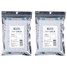 KINBATA 可溶解拋棄式馬桶刷替換芯 5 x 5cm, 雙色檸檬, 24個