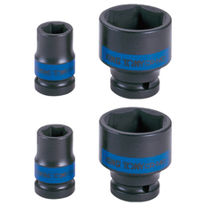 KING TONY 金統立 1/2 DR 公制六角氣動標準套筒, 2個