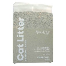 Altimate Pet 豆腐砂 活性碳貓砂，豆腐砂80% 膨潤土20% 6L, 活性碳, 1包